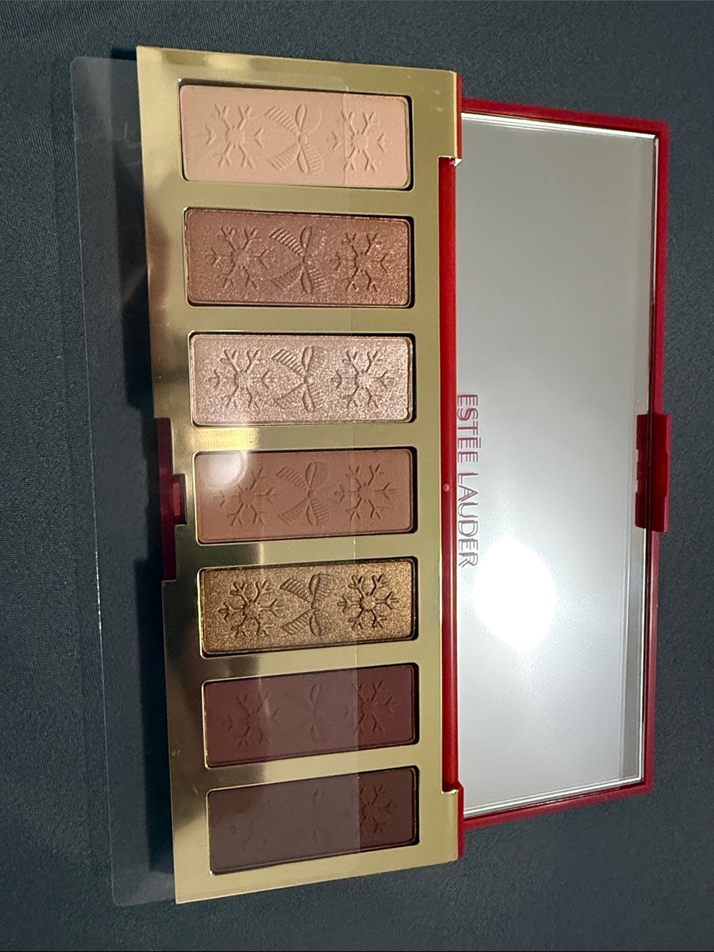 Estee Lauder Red Makeup Palette with Gold Accents. New never touch - Picture 5 of 9